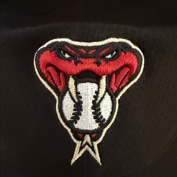 Arizona Diamondbacks New Era Black Baseball Hat Adjustable - Picture 6 of 8